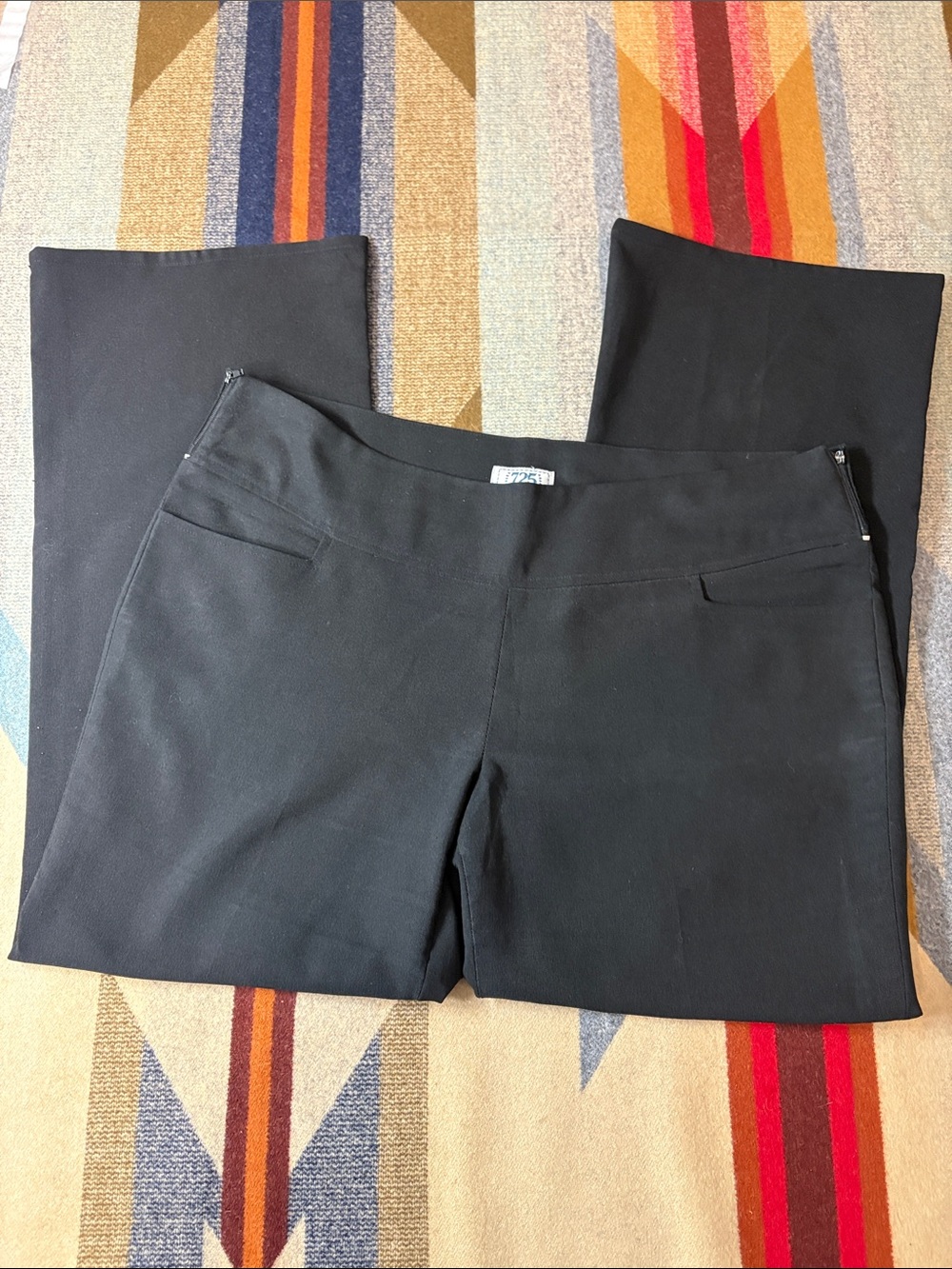Classic Black Straight-Leg Women's Dress Pants